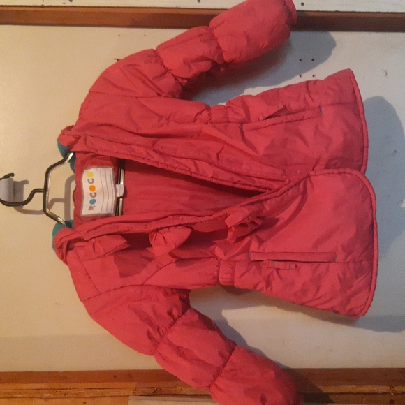 Girls size 4/5 Rococo Winter Jacket Pink & Blue - Picture 11 of 11